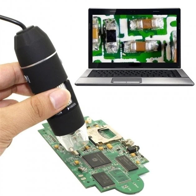 Цифровой микроскоп с USB-подключением и увеличением до 1600x для ремонта мобильных телефонов - изображение 4