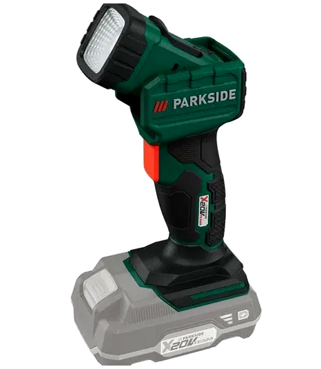 Аккумуляторный фонарь 280 люмен поворотный для мастерской зеленый Parkside SE1824 - Фото 2 Аккумуляторный фонарь 280 люмен поворотный для мастерской зеленый Parkside SE1824 - изображение 2