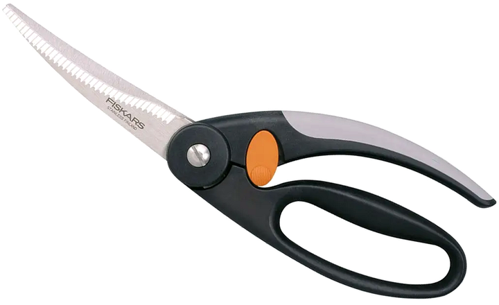 Кухонные ножницы нержавеющая сталь для птицы Fiskars черный SE0187 - Фото 2 Кухонные ножницы нержавеющая сталь для птицы Fiskars черный SE0187 - изображение 2