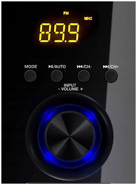 Акустическая система Bluetooth 55Вт 2.1 для дома 3 динамика черный Sven SE0545 - изображение 3