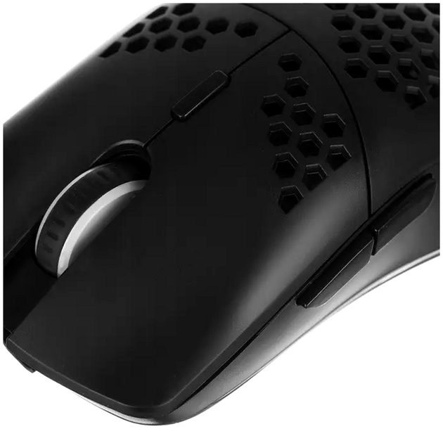Беспроводная игровая мышь с RGB подсветкой 6 кнопок 2400 DPI для игр и работы черный Dunmoon SE0701 - изображение 5