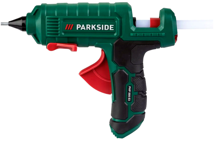 Бездротовий клейовий пістолет 25 Вт 190 °C для дому 3 клейові стрижні Parkside SE1195 - Фото 2 Бездротовий клейовий пістолет 25 Вт 190 °C для дому 3 клейові стрижні Parkside SE1195 - зображення 2