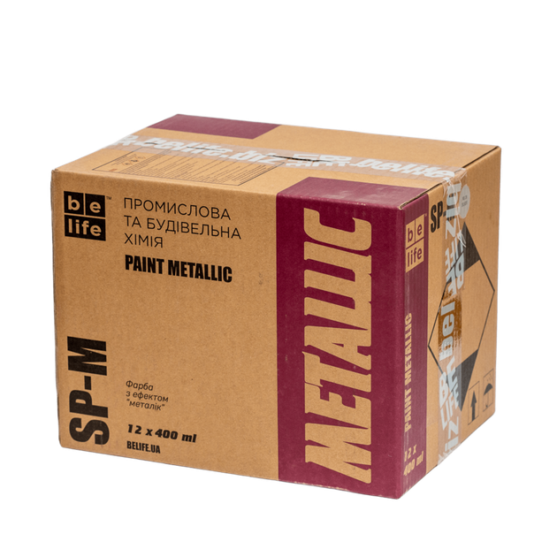 Фарба Belife Metallic Paint срібний спалах (1580) - изображение 4