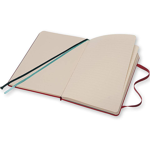 Средний блокнот Moleskine Two-Go Медиум Красный Линия/Чистые листы - изображение 5