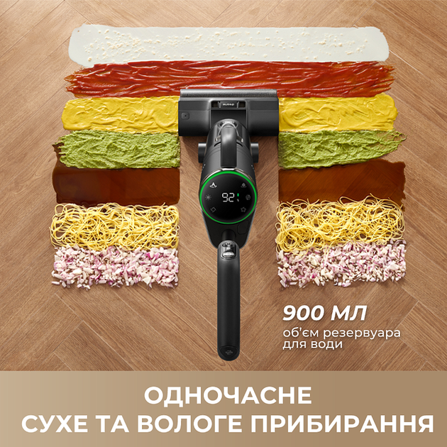 Акумуляторний миючий пилосос Dreame H12 DUAL (HHV4) - зображення 9