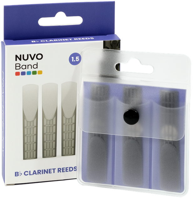 Язички для кларнету Nuvo 3 шт - Фото 2 Язички для кларнету Nuvo 3 шт - зображення 2