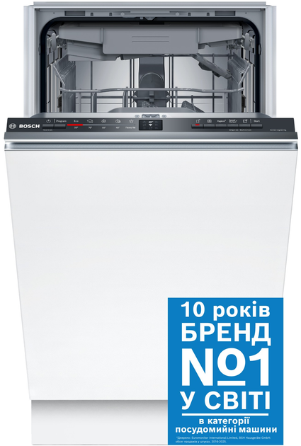 Встраиваемая посудомоечная машина BOSCH SPV2XMX01K - изображение 2