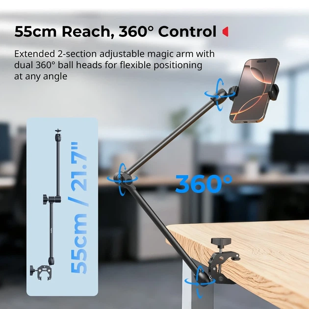 Шарнирный кронштейн SmallRig Magic Arm 5624 - изображение 7