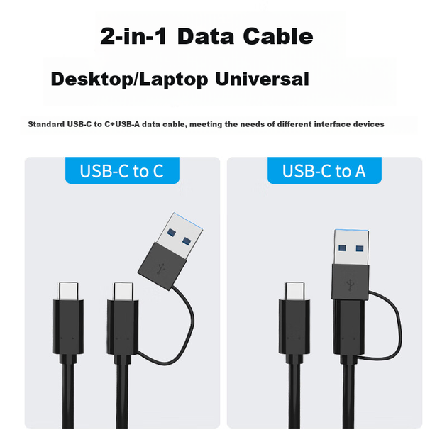 Адаптер GODO M.2 для клонирования жестких дисков SSD с двумя отсеками, NVME USB 3.2 - изображение 7