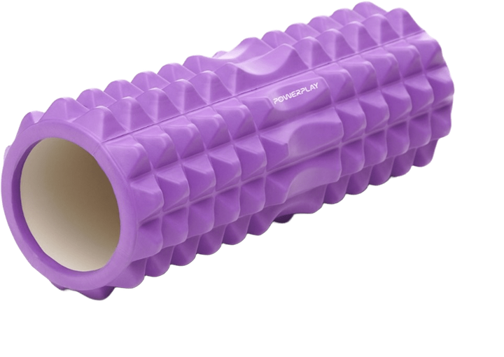 Массажный ролик роллер PowerPlay 4405 EVA Massage Roller 33 x 12 см Фиолетовый (PP_4405_Purple) - Фото 1 Массажный ролик роллер PowerPlay 4405 EVA Massage Roller 33 x 12 см Фиолетовый (PP_4405_Purple) - изображение 1