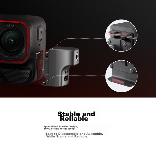 Аудіоадаптер Yingshi Insta360 Ace Pro 2 / Ace Pro / Ace - зображення 6