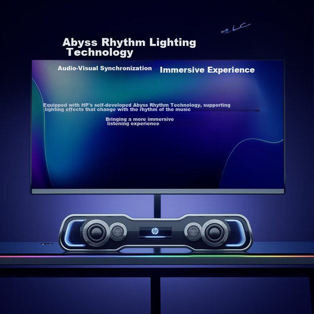 Колонка HP DHE-6002GTX Bluetooth настільна сабвуфер - зображення 8