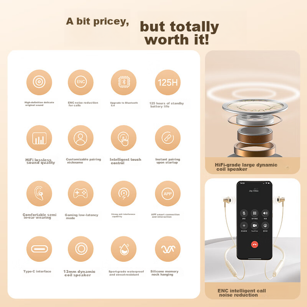 Наушники iKF W1 S Wireless ANC ENC Black - изображение 4