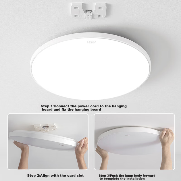 Люстра светодиодная потолочная Haier Lighting полноспектральная с защитой глаз - изображение 7