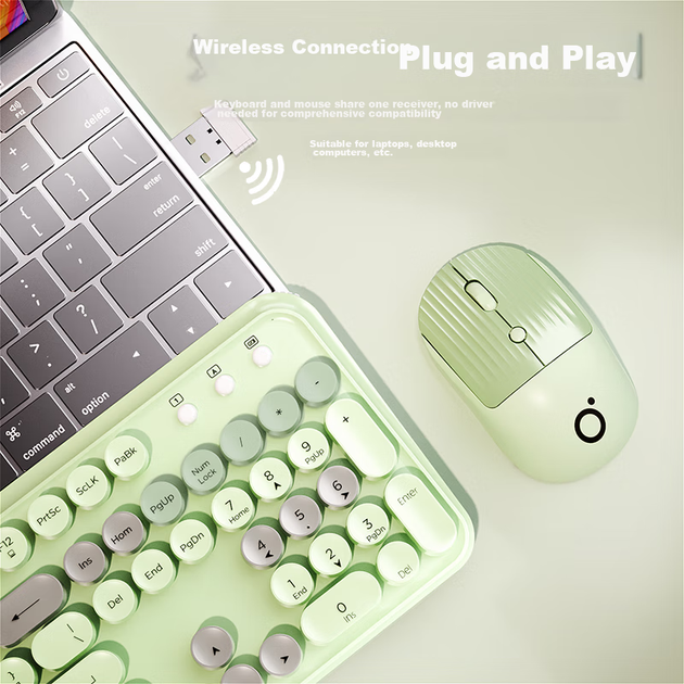 Комплект бездротовий EWEADN V96 Wireless/Bluetooth Black - зображення 4