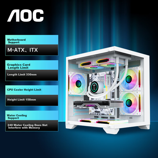 Корпус AOC CG391W White - изображение 4