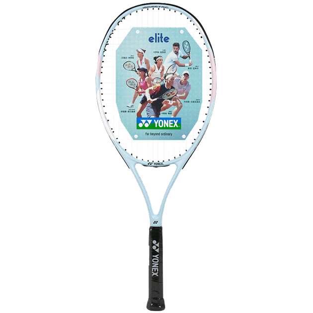 Теннисная ракетка YONEX ELITE, для начинающих, серо-синяя, со струной - Фото 5 Теннисная ракетка YONEX ELITE, для начинающих, серо-синяя, со струной - изображение 5