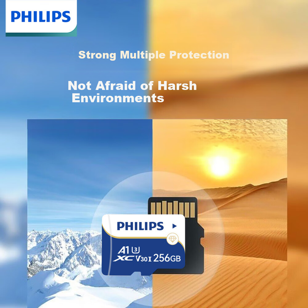 Карта памяти PHILIPS microSDHC 32GB UHS-I U3 V30 A1 (FM33TF-B) - изображение 7