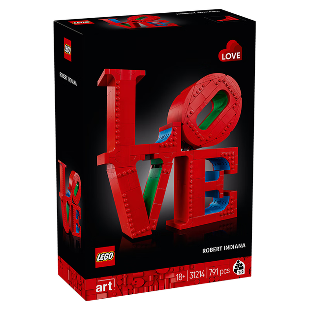 Конструктор LEGO 31214 Скульптура «ЛЮБОВЬ», игрушка для мальчиков и девочек, подарок на День защиты детей, украшение для дома. - изображение 4