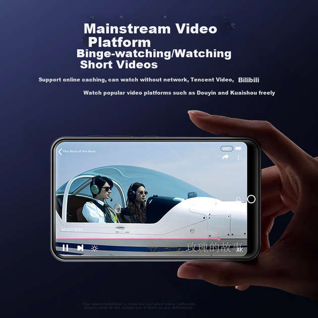 Плеєр FAMUE BF61 MP3/MP4 Wi-Fi Android 14, 4+64 ГБ - Фото 6 Плеєр FAMUE BF61 MP3/MP4 Wi-Fi Android 14, 4+64 ГБ - зображення 6