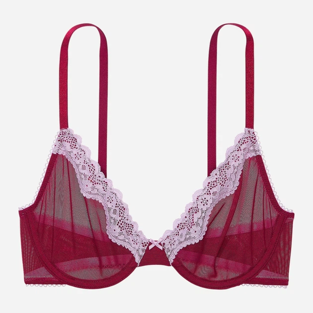 Бюстгальтер с косточками Victoria's Secret 904177119 32B Бордовый (1159863468) - Фото 3 Бюстгальтер с косточками Victoria's Secret 904177119 32B Бордовый (1159863468) - изображение 3