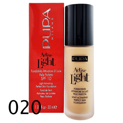 Тональный крем Pupa Active Light SPF10 020 - Nude 30 мл - изображение 5