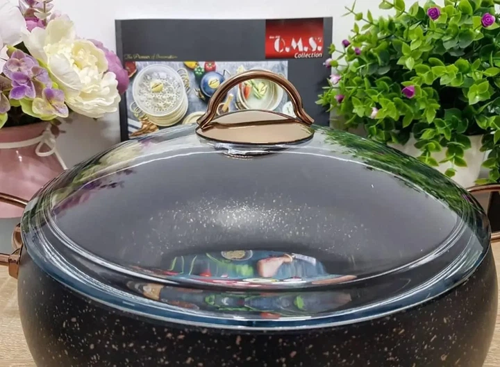 Кастрюля O.M.S. Collection 3141-30 см 7,5 л Bronze - изображение 5
