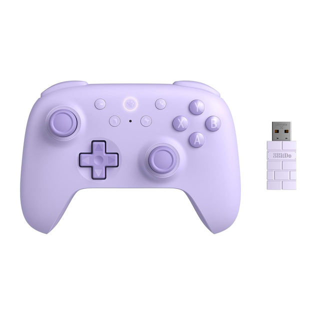 Бездротовий геймпад 8BitDo Ultimate 2C Wireless 1000Hz Hall Effect для Windows та Android Purple (Фіолетовий) - зображення 2