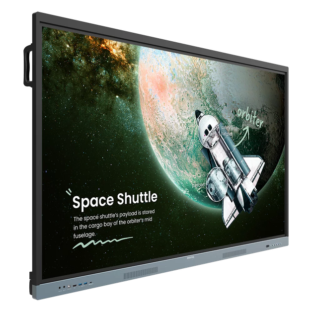 Інтерактивна панель BENQ 9H.F9FTK.DE8 75" 16:9 інтерактивний IPS UHD РК дісплей, 18/7, 450 кд/м2, ОС Андроід 13, Precision IR технологія - изображение 3