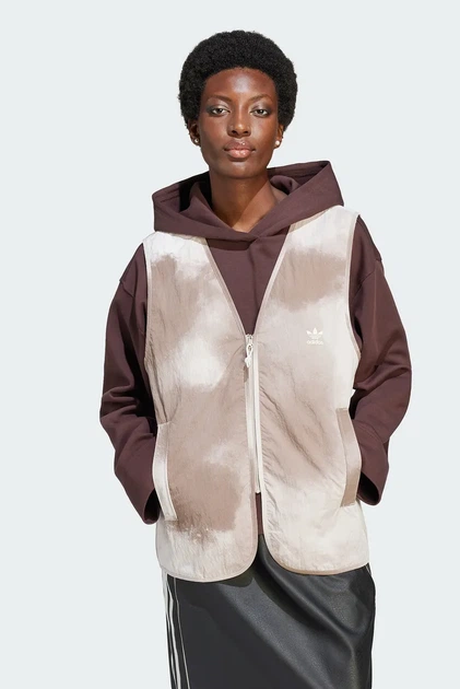 Жіночі жилети Zip-up Vest легкий літній бежевий S - Фото 3 Жіночі жилети Zip-up Vest легкий літній бежевий S - изображение 3