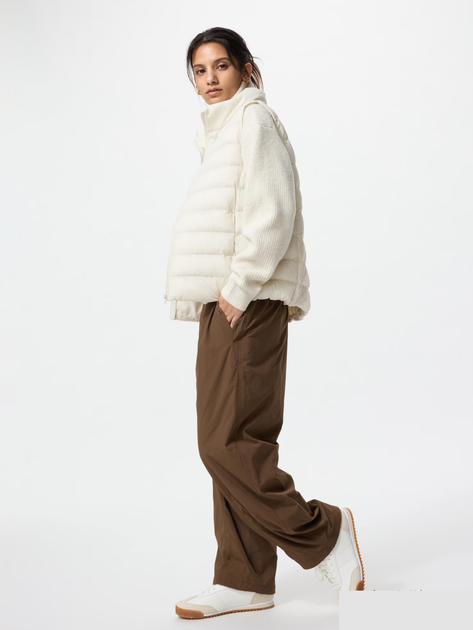 Штани Uniqlo розмір L коричневі (36) (479403) - изображение 2