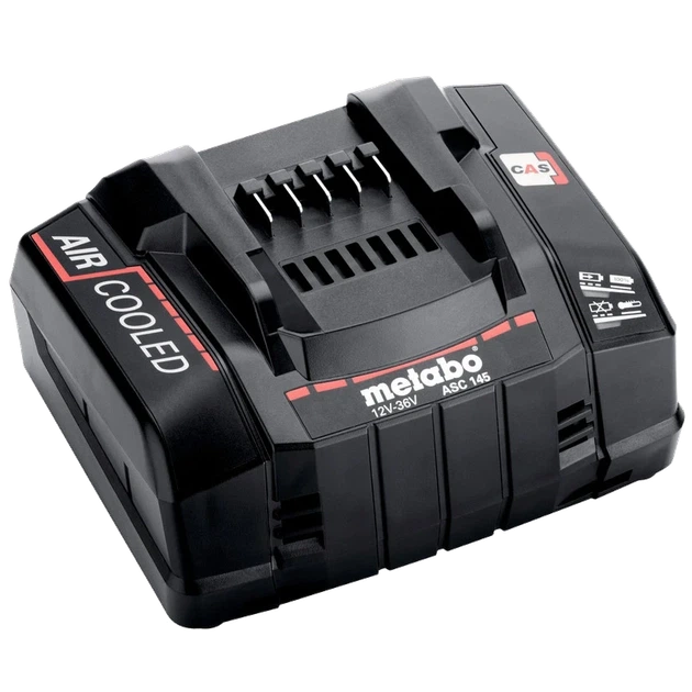 Зарядное устройство12-36В Metabo ASC 145 ″AIR COOLED″ (627378000) - Фото 1 Зарядное устройство12-36В Metabo ASC 145 ″AIR COOLED″ (627378000) - изображение 1