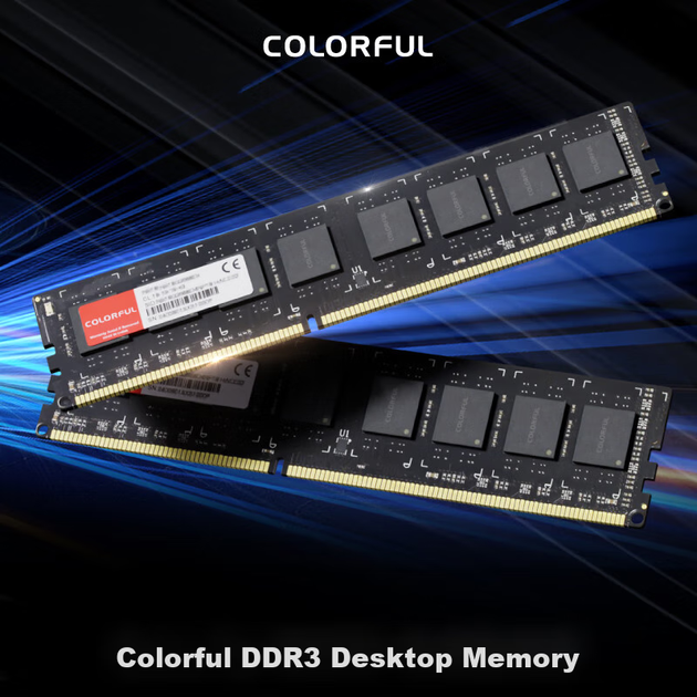 Оперативная память Colorful 4 ГБ DDR3 1600 для настольных компьютеров, серия Puli, низкое напряжение 1,35 В. - изображение 5