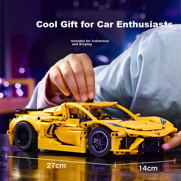 LEGO Technic 42205 Chevrolet Corvette, іграшка для хлопчиків і дівчаток, подарунок на День захисту дітей, прикраса - зображення 5