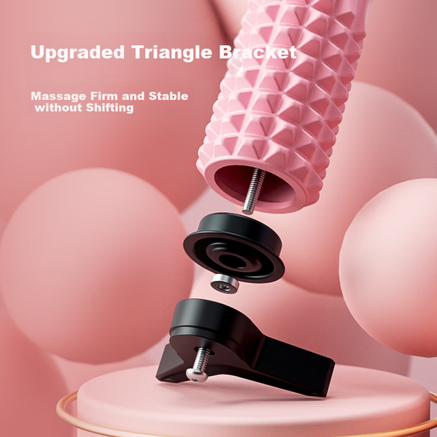 Массажный ролик Langwei Support Foam Roller, ролик для расслабления мышц, массажный ролик, колонна для фитнеса и йоги для похудения ног, Spiked Club - изображение 8