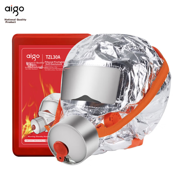 Противогаз Aigo, дымозащитный, сертификат 3C, модель TZL30 - изображение 4
