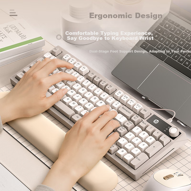 Клавиатура беспроводная HP K500F Bluetooth/USB/Wireless Серый - изображение 5