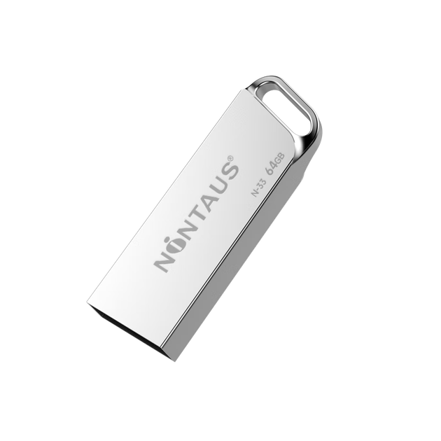 Флеш-накопичувач NINTAUS 64 ГБ USB 2.0 N-33 сріблястий металевий офісний діловий флеш-накопичувач для телефону та комп'ютера, автомобільний міні-USB-накопичувач - изображение 6