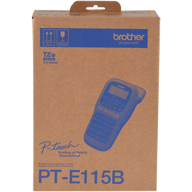 Принтер этикеток Brother PT-E115B с ленточным картриджем TZe 3,5-12 мм для энергетической и телекоммуникационной отраслей, портативный ручной принтер для маркировки кабелей, сетевой проводки и наклеек. - Фото 7 Принтер этикеток Brother PT-E115B с ленточным картриджем TZe 3,5-12 мм для энергетической и телекоммуникационной отраслей, портативный ручной принтер для маркировки кабелей, сетевой проводки и наклеек. - изображение 7