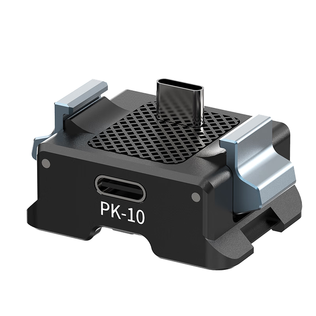Розширювальна база Ulanzi PK-10 Pocket3 (Type-C), захисний чохол для екшн-камери з кріпленням «холодний башмак», портативний аксесуар - изображение 7