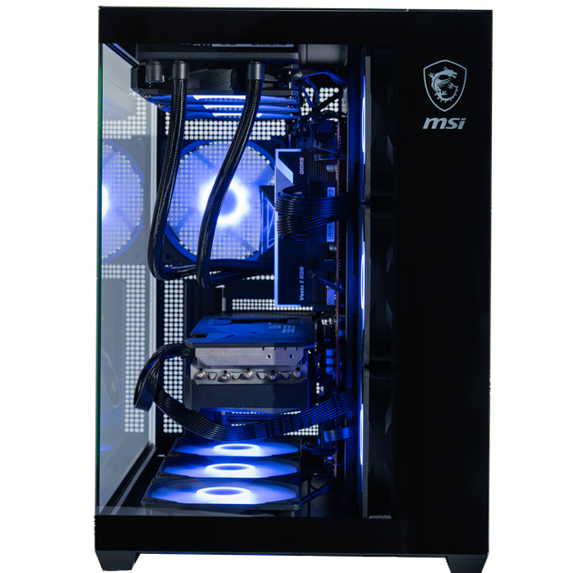 Корпус MSI BaoBao PLUS ATX с обратным подключением платы и радиатором 360 мм - изображение 7