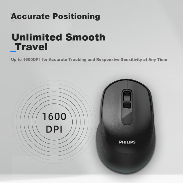Комплект беспроводной Philips MK520 Wireless Black - изображение 5