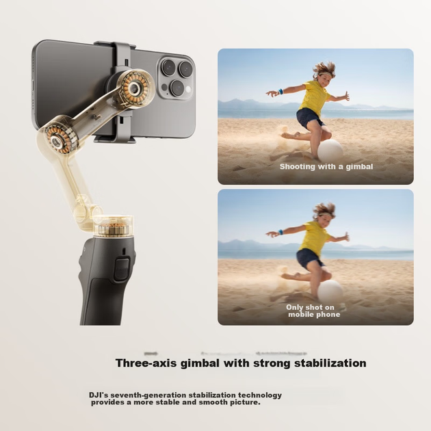 DJI Osmo Mobile 7P All-Scene Follow Smartphone Stabilizer OM7 Intelligent Follow Live Streaming Vlog Handheld Selfie Stick Shooting Gadget - Фото 6 DJI Osmo Mobile 7P All-Scene Follow Smartphone Stabilizer OM7 Intelligent Follow Live Streaming Vlog Handheld Selfie Stick Shooting Gadget - изображение 6