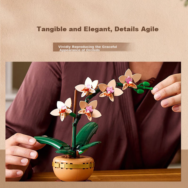 Конструктор LEGO Botanicals Mini Orchid 274 детали (10343) - Фото 6 Конструктор LEGO Botanicals Mini Orchid 274 детали (10343) - изображение 6