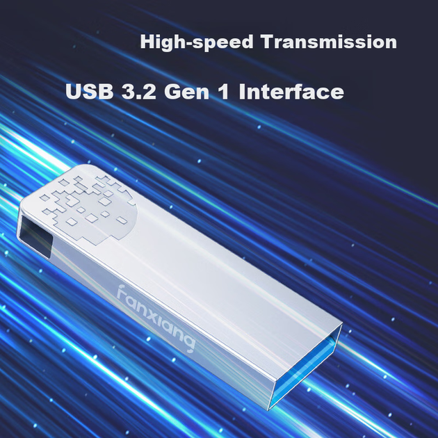 Флеш-накопичувач FANXIANG 64 ГБ USB 3.2 F326 зі швидкістю читання 150 МБ/с для бізнесу та автомобіля великої ємності, сумісний з комп'ютерами, універсальна інкапсуляція, пилонепроникний, водонепроникний - изображение 7