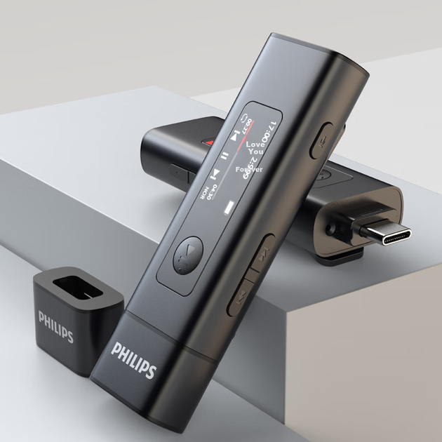 PHILIPS SA1239 32 ГБ MP3-плеєр Портативний пристрій для вивчення англійської мови для спорту та бігу Bluetooth-диктофон USB-флеш-накопичувач із затискачем - изображение 5