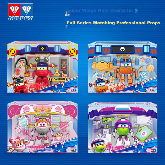 Ігровий набір AULDEY Super Wings Transforming Robot Scientist Cool Ricer Research Kit, ідеально підходить для рольових ігор хлопчиків і дівчаток, відмінний подарунок на день народження. - зображення 7