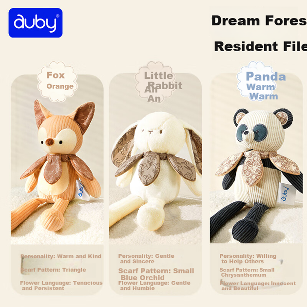Игрушка мягкая Auby кролик для младенцев, для сна, подарочная - изображение 6