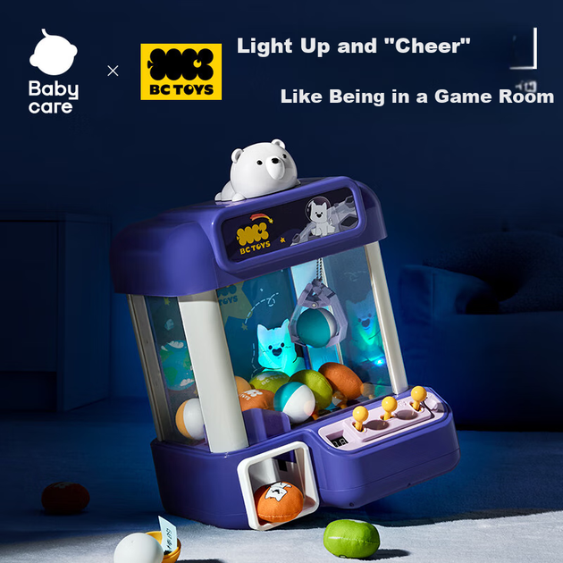 Игровой автомат Babycare Fun Claw Machine для детей 3-6 лет, игрушка-ловушка для кукол, автомат гашапонов, новогодний подарок для мальчиков и девочек - розовый - Фото 5 Игровой автомат Babycare Fun Claw Machine для детей 3-6 лет, игрушка-ловушка для кукол, автомат гашапонов, новогодний подарок для мальчиков и девочек - розовый - изображение 5