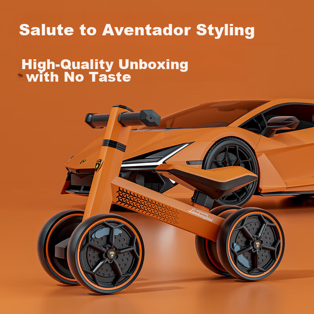 Дитячий біговел AUTOMOBILI LAMBORGHINI, чотириколісний, для дітей 1-3 роки - зображення 9